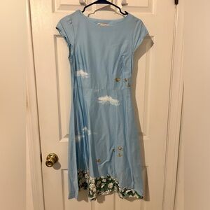 Disney x Cath Kidston Alice in Wonderland Dress EURO SIZE 8 Women, USA XS